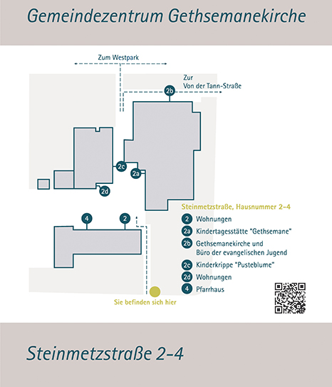 Gethsemanekirche Lageplan