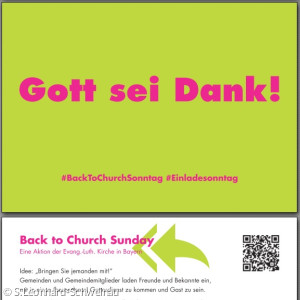 Gott sei Dank! - Erntedankgottesdienst 