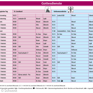 Gottesdienste St.Leonhard