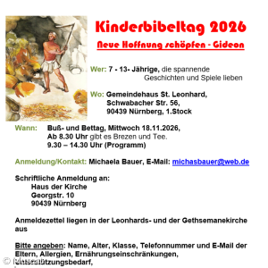 Kinderbibeltag 2026
