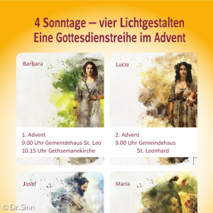 Die Predigtreihe im Advent